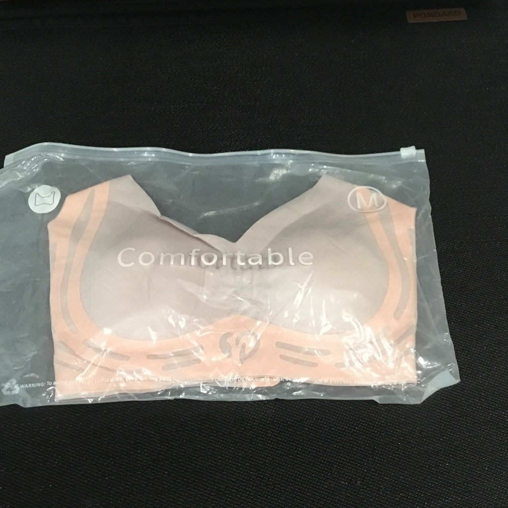 NIP Source Unknown Smooth Wireless Bra - Peach